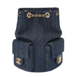CHANEL Matrasse Navy backpack